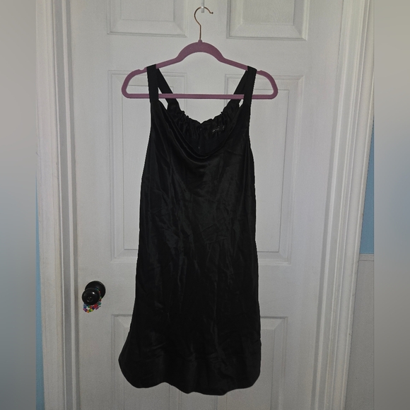 The Limited Dresses & Skirts - The Limited Silk Medium Bow Back Mini Little Black Dress